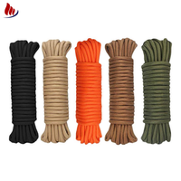 Cordon tressé réfléchissant haute résistance et léger de 5 mm avec 24/32/48 brins en nylon durable pour tentes et camping