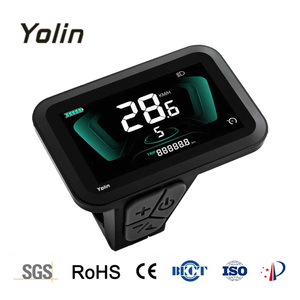 Pantalla LCD Inteligente Impermeable para Bicicleta Eléctrica YOLIN YL-61F-B, para Controladores de Bicicleta Eléctrica, Repuestos para Ciclismo Eléctrico - Product Image 1