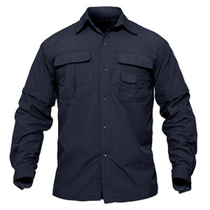 Feiny Uniforms Men's Full Sleeve Tactical Shirt Cotton Casual Shirt Long Sleeve for Hiking Climbing Hunting Shirt - Product Image 1