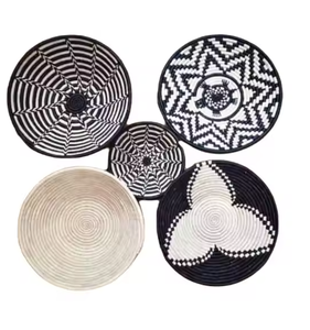 Tre truyền thống dệt kỹ thuật màu tự nhiên tường giỏ macrame kim loại trang trí nội thất vẫn còn sống mô hình tường nghệ thuật - Product Image 1