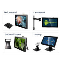 Panel PC industriel avec support du système Android Moniteur interactif montable en rack pour hôpitaux et usines intelligentes en stock