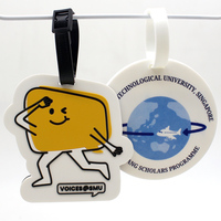 Étiquette de bagage personnalisée en PVC de haute qualité avec impression en relief pour événements de course/course à pied - Cadeau promotionnel multifonctionnel et original au style tendance