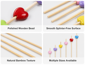 Palillos de Bambú al por Mayor con Impresión UV, Palillos Ecológicos para Frutas, Palillos para Cócteles de Halloween, Palillos Desechables Biodegradables para Aperitivos - Product Image 2