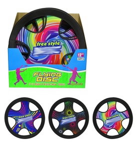 Disques volants en néoprène SBR de 12 pouces pour enfants, sports de plein air, jeux aquatiques, disques de lancer souples, jouet - Product Image 5