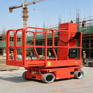 3.6m 4.8m 6m Factory Price Self-Propelled Vertical Mast Lift 159kg Load CE Certified <strong>Mobile</strong> Elevating Lift - Product Image 1