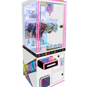 NINIX NINIX-6352 Mini Lucky Clip Coin Operated Crane Machine Precision Clamp <b>Control</b> Colorful LED Lighting Metal 1 Year - Product Image 4