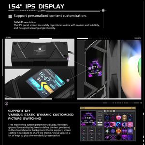 Envío Rápido: Enfriador de Aire para CPU Thermalright Assassin Spirit 120 Vision Black ARGB con Pantalla IPS de 1.54 Pulgadas - Product Image 4
