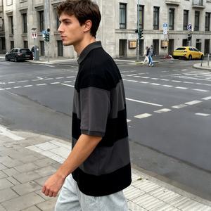 เสื้อยืด TKAN620D คุณภาพสูง สำหรับฤดูร้อน แบบเรียบง่าย ไม่มีลาย เสื้อยืดทรงโอเวอร์ไซส์ ไหล่ตก แฟชั่น เสื้อยืดสกรีนลาย เสื้อยืดทรงบ็อกซี่สำหรับผู้ชาย - Product Image 1