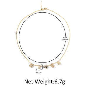 Collar de letras mini en oferta, cadena de letras de burbujas, dijes DIY, letra inicial personalizada, joyería ajustable <span class=keywords><strong>para</strong></span> mujer - Product Image 6