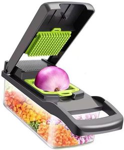 Multifunctional 16 in 1 Hand Operated <b>Vegetable</b> Mandoline Slicer Veggie <b>Chopper</b>, Food <b>Chopper</b> Onion Cutter <b>Vegetable</b> Slicer - Product Image 2
