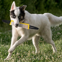 Jouet de dressage pour chien en jute, bâton à mordre résistant aux déchirures, jouets interactifs à mâcher pour chiens de travail