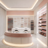 Présentoir de Maquillage Personnalisé pour Magasin de Cosmétiques – Design Moderne et Personnalisé pour Boutique de Beauté – Étagère à Cosmétiques sur Mesure