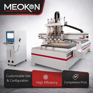 1325 Router <span class=keywords><strong>CNC</strong></span> multiproceso de 4 husillos y 3 ejes con servomotor LNC, máquina de corte automática, bomba de rodamientos Gear <span class=keywords><strong>Mach3</strong></span> para - Product Image 1