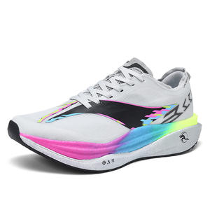 Chaussures de course à plaque de carbone pour hommes et femmes, baskets respirantes en maille à haute absorption des chocs pour l'entraînement et la course au marathon - Product Image 6