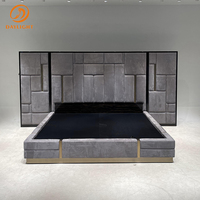 Ensemble de literie double avec couette, lit réglable, base de lit king size moderne pour salon de beauté, cadre de lit queen size, canapé-lit de luxe