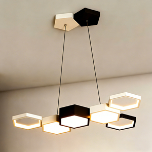 Lampada <span class=keywords><strong>a</strong></span> <span class=keywords><strong>Sospensione</strong></span> Minimalista Moderna <span class=keywords><strong>a</strong></span> Forma <span class=keywords><strong>di</strong></span> Cubo Magico, Lampadario <span class=keywords><strong>di</strong></span> <span class=keywords><strong>Design</strong></span> per Sala da Pranzo e Tavolo Bar - Product Image 4