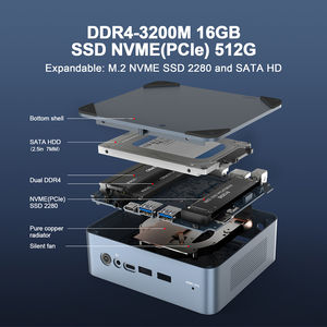 Mini PC Gaming G35 InteI 11e Gen i5 1135G7, Mini pc Win10 Win 11 Fanless, Mini PC Gaming, wi-fi double 16 go/512 go, win11 pro 4K - Product Image 5