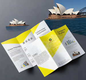 Hot Bán Tùy Chỉnh Kích Thước Gấp Tập Sách In Ấn Với Thiết Kế Cá Nhân 157/200/250gsm Giấy Hướng Dẫn Sử Dụng Thiết Kế In Ấn - Product Image 2