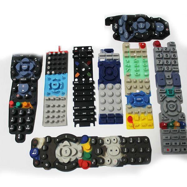 OEM ODM Embossed Tactile Button IP68 Silicone Waterproof Embossed Silicone Keypads