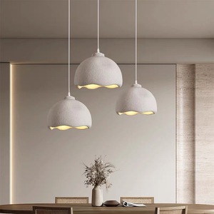 <span class=keywords><strong>Lampadario</strong></span> Wabi Sabi Classico con Paralume in Resina, Lampada a Sospensione <span class=keywords><strong>Nuvola</strong></span> Bianca Stile Nordico per Ristorante - Product Image 3