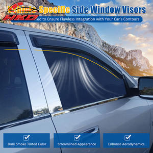 ชุดบังแดดหน้าต่างอะคริลิค 4 ชิ้น สำหรับรถ Dodge Ram 1500 Quad Cab Extended Pickup ปี 09-23 - Product Image 4