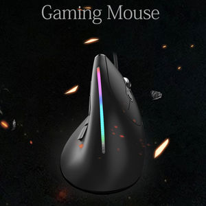 Souris verticale filaire ergonomique RGB T-50 en stock, prête à l'emploi, pour bureau et gaming, 9 boutons, 12800 DPI, programmable, pour Amazon, eBay, PC - Product Image 4