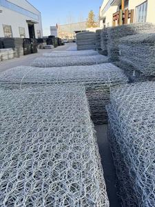 Tela de Gabião Hexagonal Galvanizada/Galfan Durável de Malha Metálica para Construção de Muros de Contenção com Dobragem Personalizada - Product Image 6