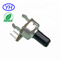 Échantillons gratuits yh alps RK12 alpha RV12 cts potentiomètre radio 10k 20k 100k 200k 250k 500k 1M linéaire 12mm potentiomètre rotatif