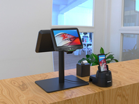 MEFERI ME45 Android 14 WiFi 5 Kiosco con Pantalla Táctil de 10.1 Pulgadas, Escáner de Código de Barras, Terminal Verificador de Precios para Supermercados y Farmacias