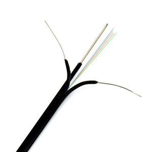 Cable de Fibra Óptica FTTH de 1 y 2 Núcleos para Interiores y Exteriores, Reforzado con 3 Alambres de Acero, G657, Resistente a la Flexión - Product Image 5