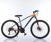 VTT VTT pour hommes 21 vitesses 26 pouces cadre en acier à haute teneur en carbone freins à disque jantes en alliage d'aluminium absorption des chocs et charge de 160kg