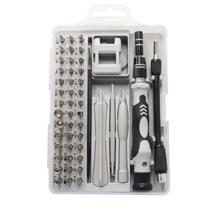 Juego de destornilladores multifuncionales 52 en 1, puntas de acero al cromo vanadio, herramienta magnética combinada para reparación de teléfonos móviles - Product Image 1