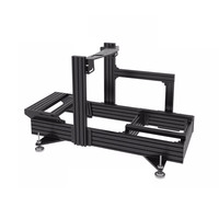 Support de moniteur suspendu pour simulateur de course, profil en aluminium extrudé T-Slot 4080, pour simulateur de conduite de voiture et de camion