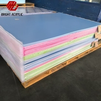 Lámina Acrílica BRIGHT al por Mayor, Resistente al Calor y Apta para Alimentos, de 2-18 mm, 1220x1830 mm, Moldeable, Grado de Contacto con Alimentos para Cafeterías
