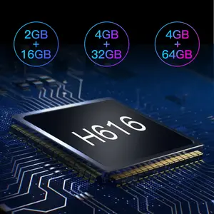 2021 वैश्विक संस्करण H616 एंड्रॉयड 10.0 टीवी बॉक्स आवाज सहायक 6K 3D वाईफ़ाई 2GB 4GB रैम 32G 64G मीडिया प्लेयर तेजी से HD सेट अप बॉक्स