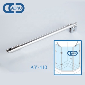 Al por mayor de calidad superior barra de apoyo 304 ajustable de acero inoxidable de pared a vidrio ducha barra de apoyo - Product Image 2