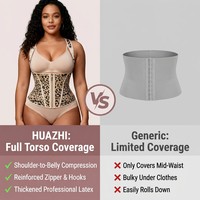 Gilet gainant amincissant intégral imprimé léopard de qualité supérieure pour femme, avec fermeture éclair, personnalisable avec logo