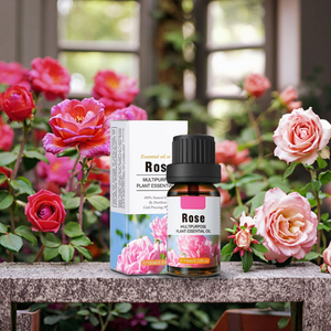 प्राकृतिक और शुद्ध 100% अरोमाथेरेपी नो-साफ आवश्यक गुलाब मॉइस्चराइजिंग पोषण त्वचा पौधे फूल शरीर के तेल विसारक तेल - Product Image 3