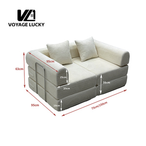 Divano in Memory Foam Compresso Sottovuoto, Set Sezionale Quadrato a 3 Posti, Poltrona Letto, Divano a 2 Posti Compresso ad Aria - Product Image 6