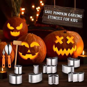 Juego de Moldes para Galletas de Calabaza de Halloween, Espeluznantes y Divertidos, para Crear una Casa Embrujada de Golosinas <span class=keywords><strong>Comestibles</strong></span> - Product Image 2