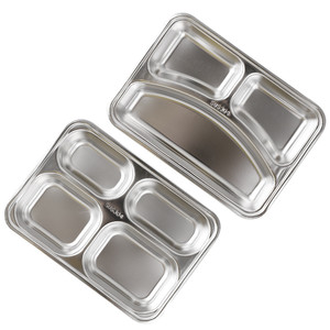 Récipient de Nourriture rectangulaire 304 Étanche En Acier inoxydable <span class=keywords><strong>Bento</strong></span> Boîte à Lunch À <span class=keywords><strong>3</strong></span> <span class=keywords><strong>Compartiments</strong></span> Boîte à Lunch Personnalisée - Product Image 5