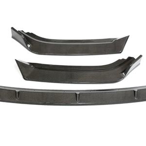 Welta Nouveau Kit Carrosserie Diffuseur 3 Pièces ABS pour Pare-chocs Avant, Fixation Bolt-On, Noir, pour 2017-2021, Vente Chaude - Product Image 2