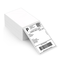 500 feuilles d'étiquettes d'expédition thermiques directes 4x6 pouces, 3 couches, blanches, 100x150mm, autocollants thermiques pour la logistique
