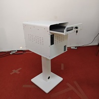Xinlepai XLP-P02 – Housse de support de kiosque d'impression métallique personnalisable, étanche, durable, avec contrôle sans fil et connectivité USB compatible