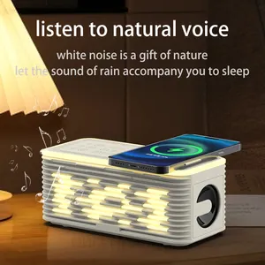 WJOY speaker nirkabel, speaker profesional mini bluetooth audio sistem suara dengan charger nirkabel