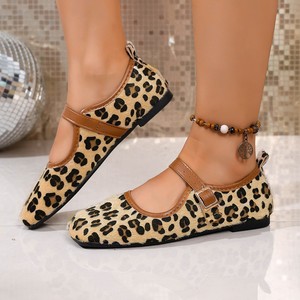 Zapatos planos de vestir con hebilla estilo Mary Jane, informales, de color liso, para mujer, de diseñador de moda, para primavera/verano. - Product Image 4