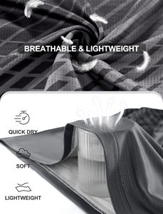 T-shirt de sport unisexe, impression personnalisée, séchage rapide, tissu tricoté 100% polyester, design personnalisé, t-shirts par sublimation F00 - Product Image 3