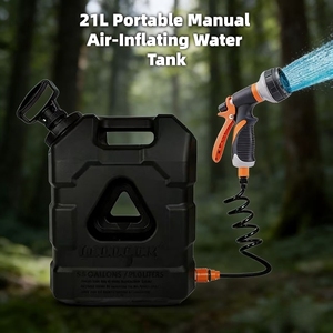 <span class=keywords><strong>Réservoir</strong></span> d'<span class=keywords><strong>eau</strong></span> portable pressurisé de 5,5 gallons avec pompe à air pour le <span class=keywords><strong>camping</strong></span> en plein air, le lavage de voitures, le <span class=keywords><strong>nettoyage</strong></span> tout-terrain 4x4 - Product Image 1