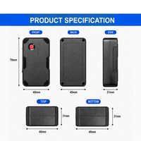 Dispositivo GPS Magnético Impermeable con WiFi 4G 2G, Botón de Emergencia SOS, 6000 mAh de Larga Duración, Localizador de Vehículos, Gestión de Flotas de Autos y Camiones