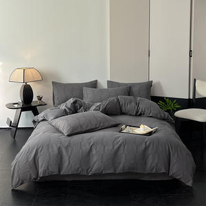 Luxuriöses, Hochwertiges Bettwäsche-Set aus Garngefärbter, Dreilagiger Jacquard-Baumwolle mit Pflanzen-, Blumen- und Geometrischem Muster - Product Image 4